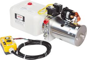 Pu642 Buyers Products Company 4-way Dc Hydraulic Power Unit Controls Horizontal 0.75gal