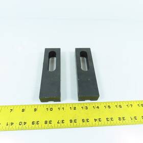 Cl-19-cs Carr Lane Black Oxide Coated Slotted-heel Clamp Strap Lot Of 2