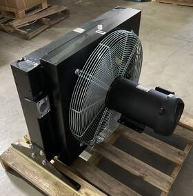 A90-3 Cool-line Forced Air Oil Cooler 90 Hp Heat Removed 200 Gpm Max Flow 377psi