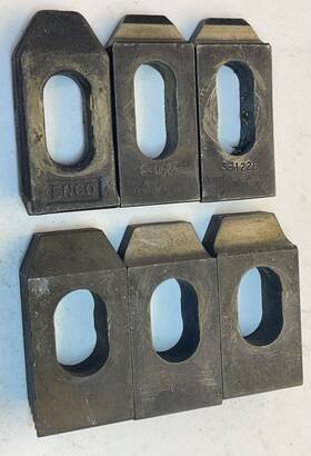 S-1225 Enco/tietzmann 30507/s-1225 6 Setup Hold Down Serrated End Clamp 2.5 Inch L X 1-1/8 1/4 Wx1/2 5/8 Slot 24d73