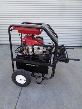 Pgr7460cu100 Enerpac 13hp Gas Powered Hydraulic Power Unit Honda B3705c Pump Hpu