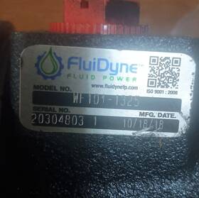 Wf101-1325 Fluidyne Fluid Power Hydraulic Motor Flange Mounted Serial 20304803