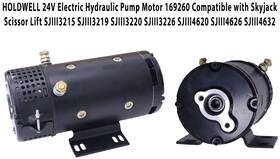 169260 Holdwell 24 Vdc Electric Hydraulic Pump Motor For Skyjack Scissor Lifts