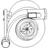 Flx3300b J800426 J590348 A77906 87774974 Aftermarket Case International New Ih Turbocharger Harvester Ihc