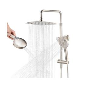 Ldf00743 Localand 10 Inch High Pressure Rainfall Shower Head With Handheld Combo 9 S... Fast Ship