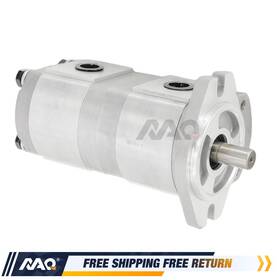 Hgp-33a-f6 Naq Hydm00202 Hydraulic Tandem Double Gear Pump For 17.48mm Shaft Hgp-33a-f6/6r