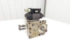 25604828 Nippon Gerotor Hydraulic Index Motor W Solenoid Control Valves 1 Inch Shaft