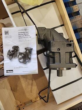 F10-080-as-sv-t-000-0000-p0 Parker 3724422 Bent Axis Hyd Motor