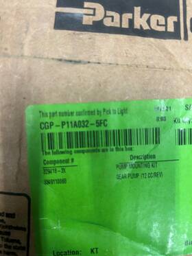 Cgp-p11a032-5fc Parker Gear Pump