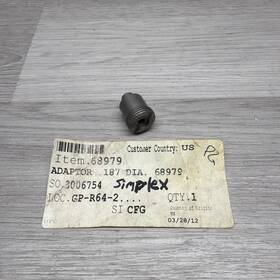 68979 Simplex Adapter / Adaptor .187 Inch Diameter New