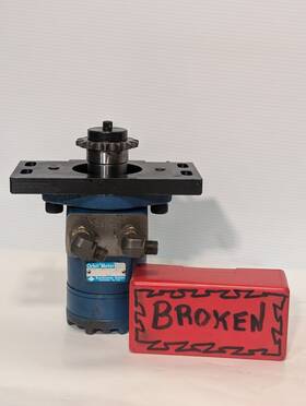 H-170dc2f-j Sumitomo Eaton Orbit Motor 40b14 Sold For Parts Or Repair As Shown