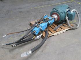 P40g0480a02 Van Dorn Motor W Vickers 3520v25am5 Pump T259205
