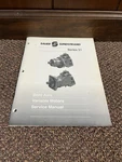 Genuine Sauer Sundstrand Series 51 Bent Axis Variable Motors Shop Service Manual. Fixed Price $35.00.