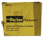 Parker F-800-S F800S Colorflow 3000 Psi 15 Gpm Hydraulic Control Valve. Fixed Price $59.98.