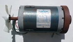 Leeson 12V Dc Electric Motor, 4800RPM, 15AMPS C4D48DH2B Cat. No. 108350. Fixed Price $150.00.