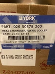 York 026-50578-200 Oil Cooler. Fixed Price $280.00.