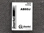 Snorkel Lift AB60J Parts Catalog Manual. Fixed Price $125.67.