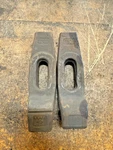 Pair Of Forged Vulcan Goose Neck Hold Down Clamps 6" Lengths NO.78 Qty 2. Fixed Price $39.99.