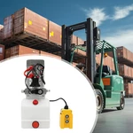 White Electric Hydraulic Pump Power Unit Single Acting Oil 12V. Fixed Price $199.92.