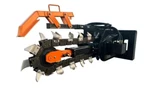 48" Heavy Duty Skid Steer Ditch Trencher 6" Agrotk ECSSCT72 Mower King 12-20GPM. Fixed Price $1999.00.