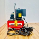 Spx Power Team Model Electric Hydraulic Pump 4-WAY 700 BAR/10,000 Psi 110V #6. Fixed Price $1804.05.