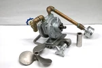 Neptune BC-7.4 Clamp Mounted Air Mixer W/ Gast 6AM-FRV-81 Motor #2602. Fixed Price $759.00.