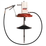 Lincoln 917 Pneumatic 50:1 Ratio Double Acting Grease Pump With Roll-around Base. Fixed Price $1351.41.
