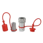 3/4 Iso 7241-A Quick Disconnect Hydraulic Couplers Set Npt Thread. Fixed Price $25.00.
