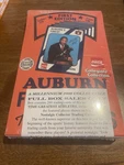 1989 Auburn Tigers Football Box / Factory Sealed 288 Cards War Eagle. Fixed Price $36.00.