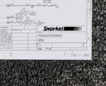 Snorkel Lift AB60J Hydraulic Schematic Manual Diagram. Fixed Price $99.16.