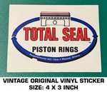 Total Seal Piston Rings Vintage Original Decal Sticker-engine-racing-performance. Fixed Price $7.27.