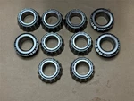 10X Pack Lot Una-d 1.25" Id Tapered Cone Trailer Wheel Bearing 02475. Fixed Price $78.99.