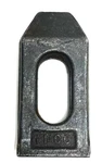 Enco 30504 2-1/2" Oal Serrated End Thick 9/16" Slot Cast Iron Clamp. Fixed Price $15.00.