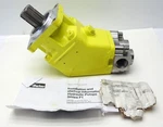 Genuine Parker F1-30 Hydraulic Motor W/ Modified 4 Port Adapter Bent Axial. Fixed Price $2495.00.