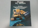 Gradall Xl 5000 Series Excavator 6 Page Brochure 5100, 5200. Fixed Price $35.00.