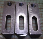 900 = 5/8 Tapped Heel Workholding Clamp Strap Jergens Steel Long (QTY.3. Fixed Price $15.00.