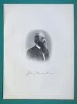 John Burnham Inventor Hydraulic Ram Pumps Windmills - 1876 Portrait Print. Fixed Price $17.16.