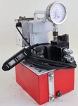 Spx Power Team Electric Hydraulic 2-SPEED Pump PE55TWP Gauge Cal'd Tested. Fixed Price $3127.00.